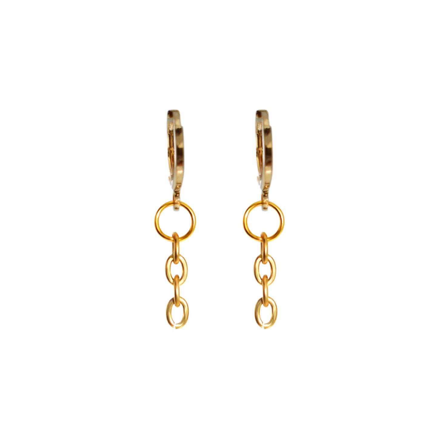 Minimalist Chain Drop Earrings | by Ifemi Jewels