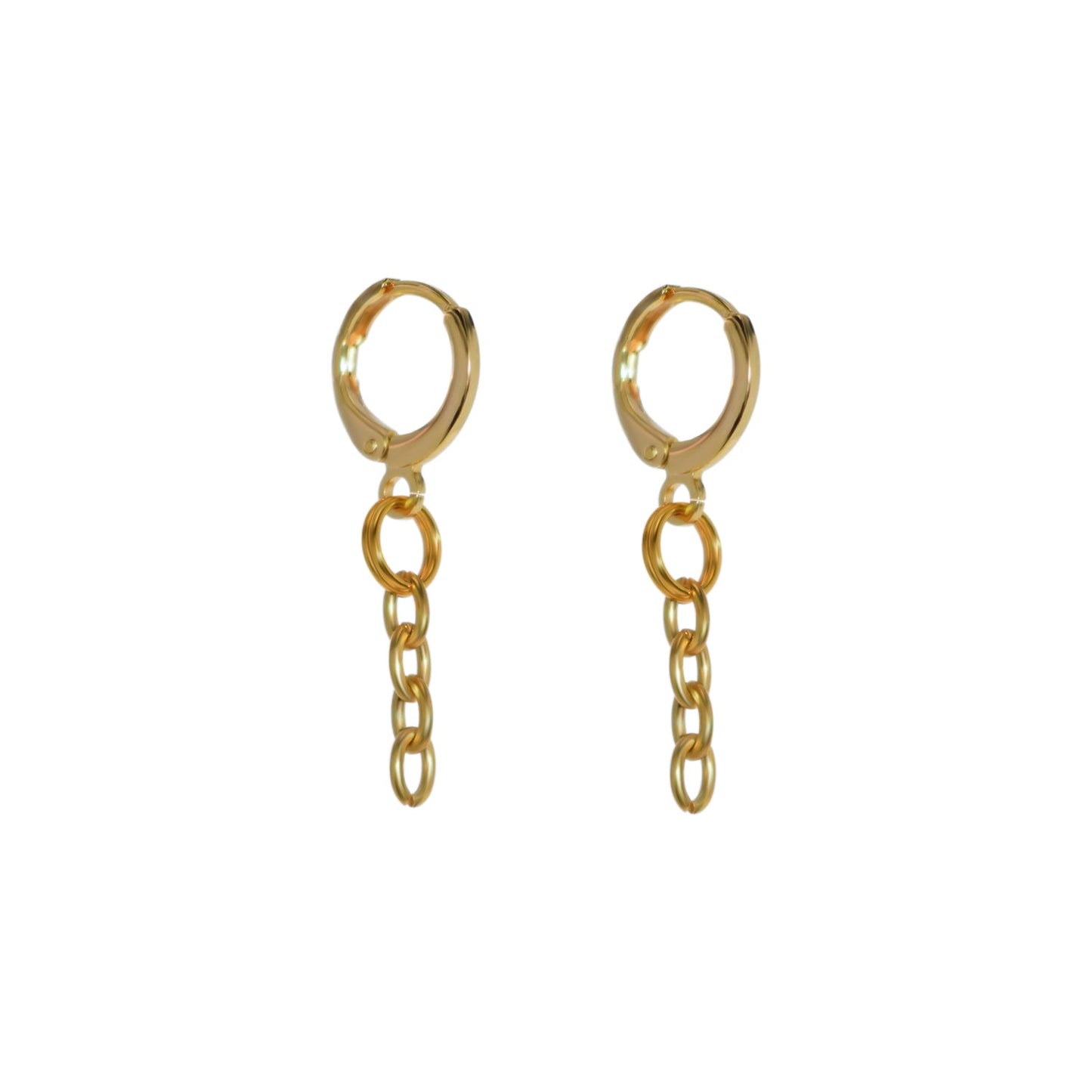 Minimalist Chain Drop Earrings | by Ifemi Jewels